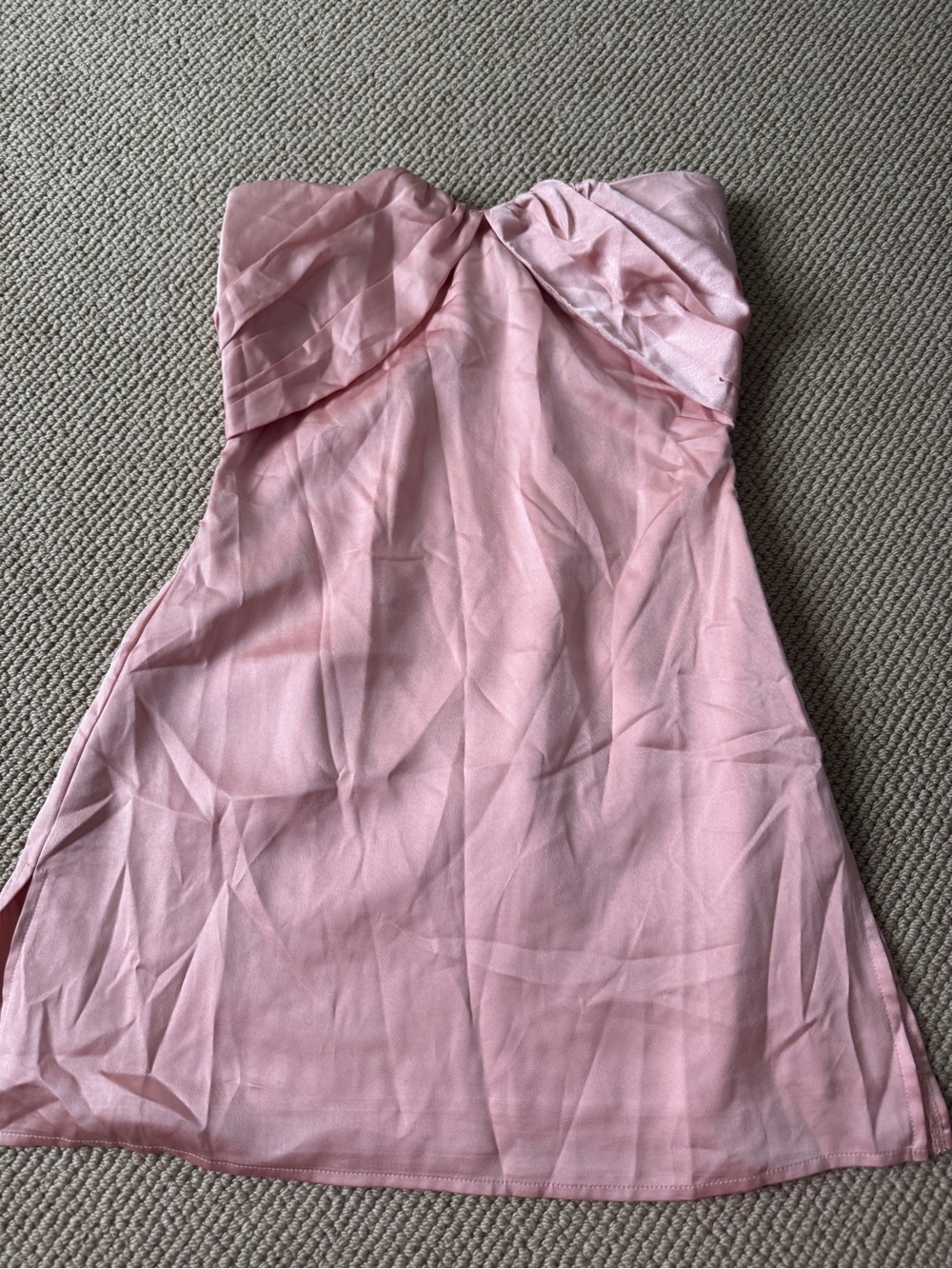 Princess Polly Strapless Light Pink Mini Dress